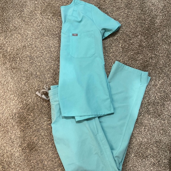 Figs Pants & Jumpsuits Figs Fresh Aqua Scrub Set Poshmark